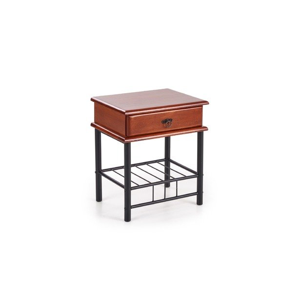 FIONA night stand color: ant cherry/black 1