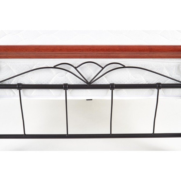 VERONICA bed 90 cm color: ant. cherry/black 15