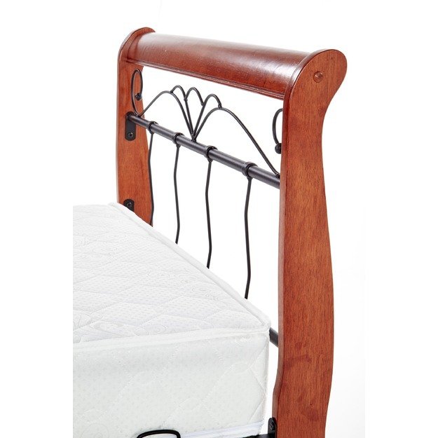 VERONICA bed 90 cm color: ant. cherry/black 17