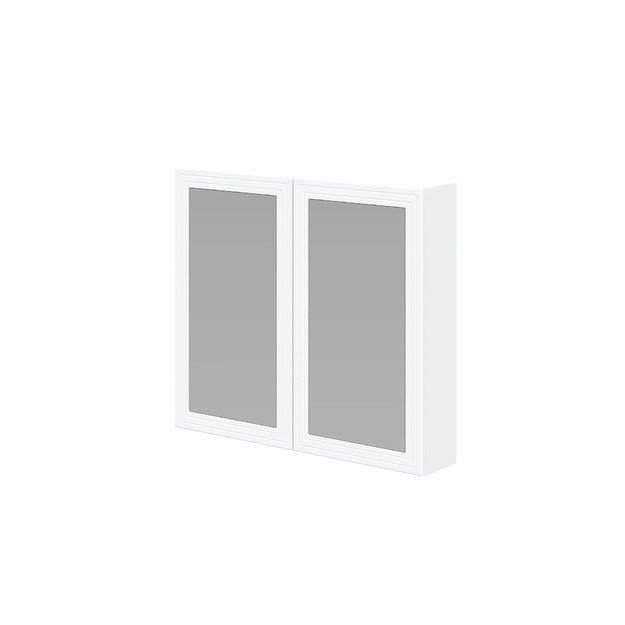 mirror cabinet, TORETO SLU-80, white 1