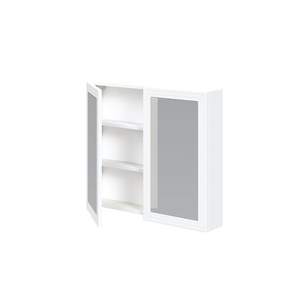 mirror cabinet, TORETO SLU-80, white 2