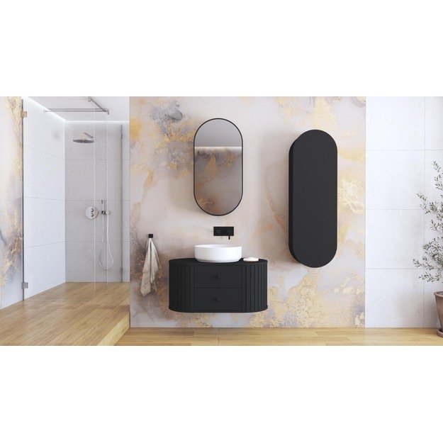mirror cabinet, VENEZIA SLU, black matt 3