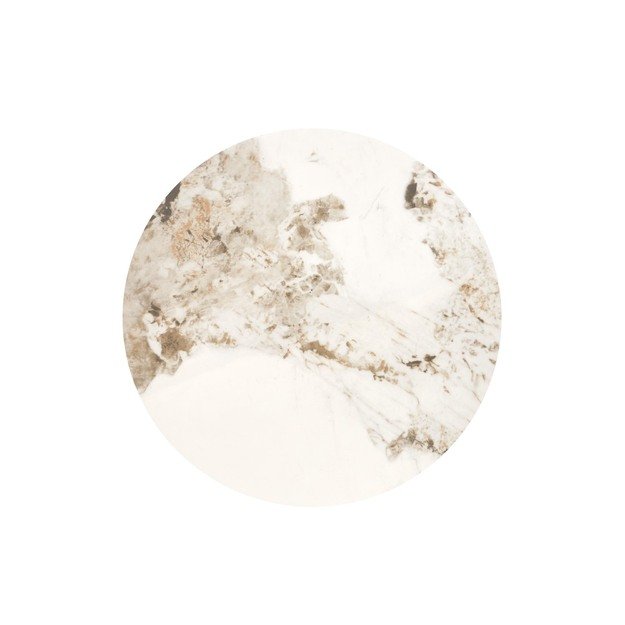 ALESSIA c.table, beige marble / black 1
