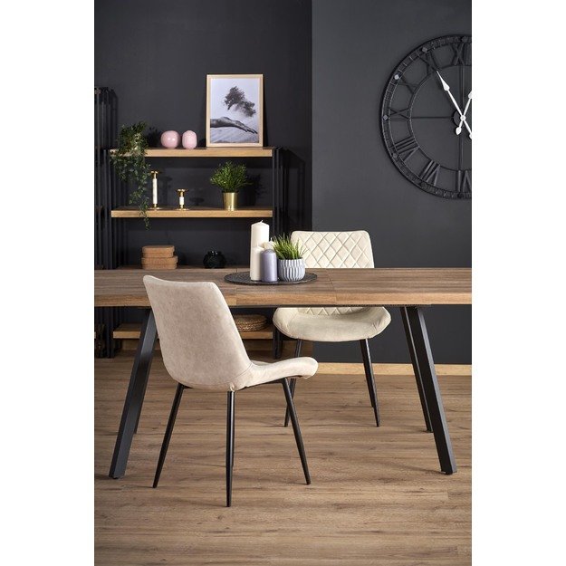 BERLIN extension table, walnut / black 26