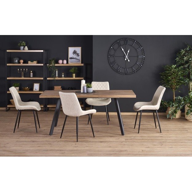 BERLIN extension table, walnut / black 29