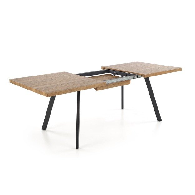 BERLIN extension table, walnut / black 43