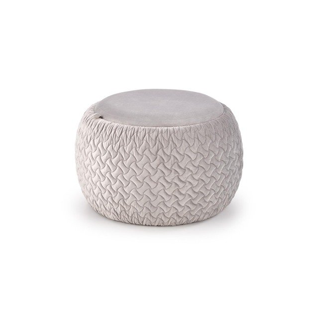 BONO pouffe color: light grey 1