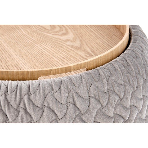 BONO pouffe color: light grey 6