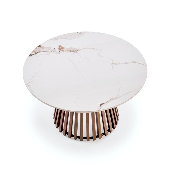 CARINA  c.table beige marble / walnut 11