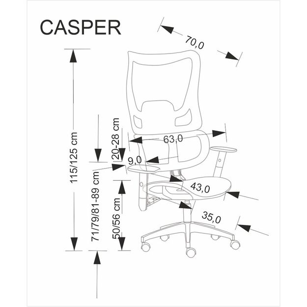 CASPER o.chair black 4
