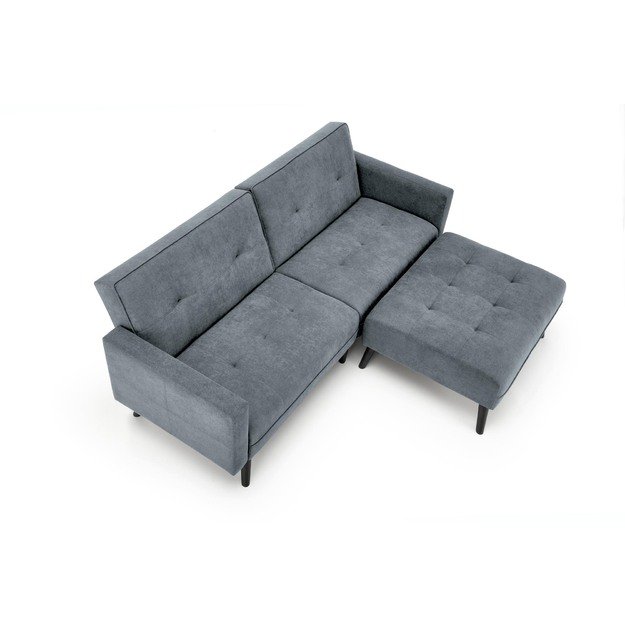 CORNELIUS folding sofa with ottoman, color: grey 16