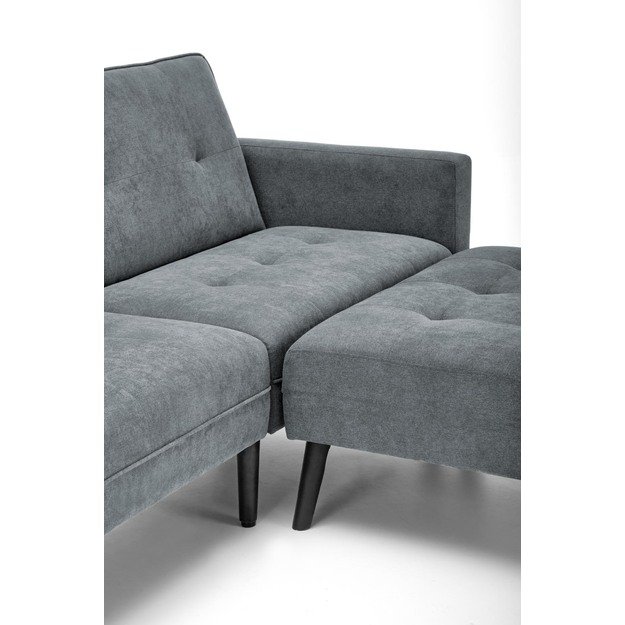 CORNELIUS folding sofa with ottoman, color: grey 22