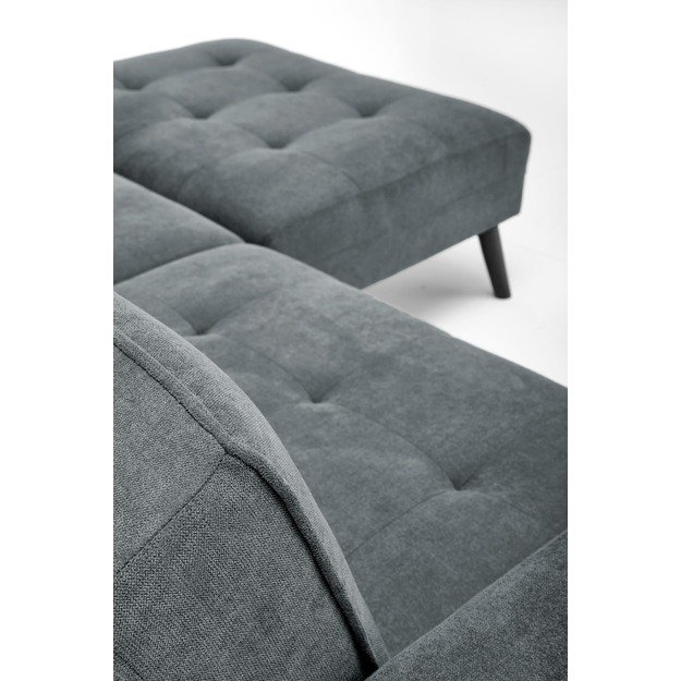 CORNELIUS folding sofa with ottoman, color: grey 9