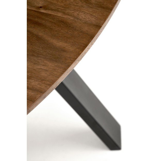 DANILO table walnut/black 1