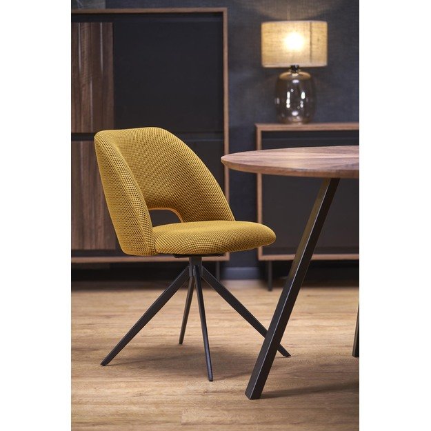 DANILO table walnut/black 9