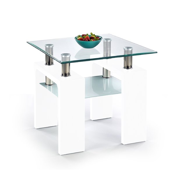 DIANA H KWADRAT coffee table color: white
