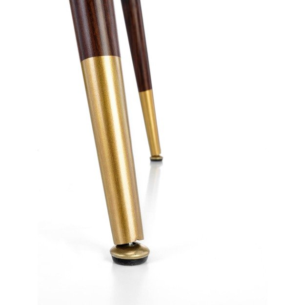 DOMENICO table walnut/gold 10