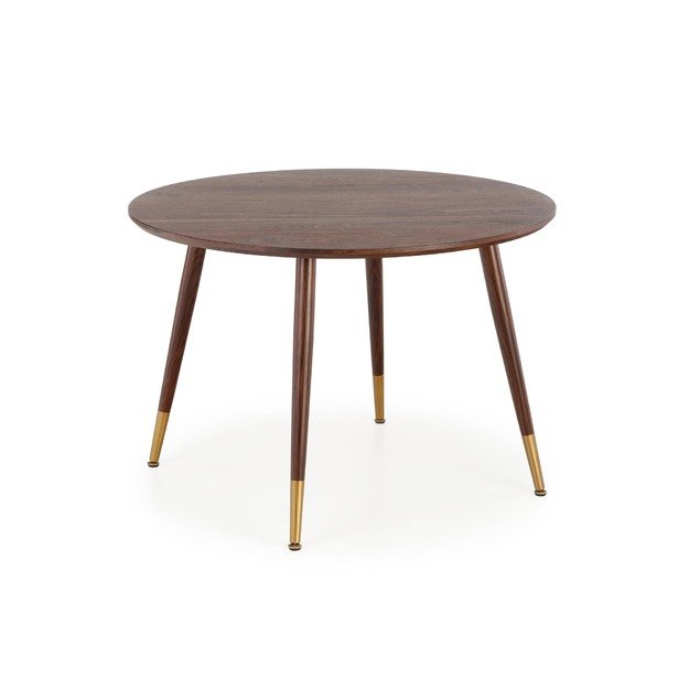 DOMENICO table walnut/gold 19