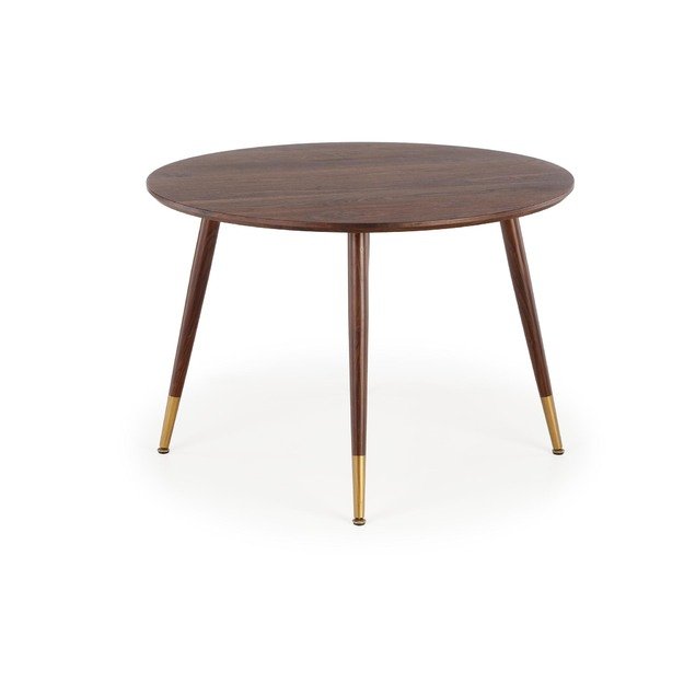 DOMENICO table walnut/gold 21