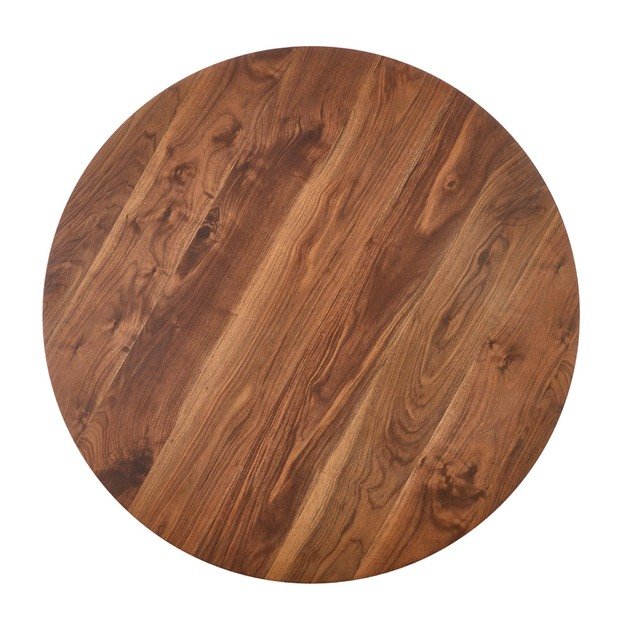 DOMENICO table walnut/gold 20