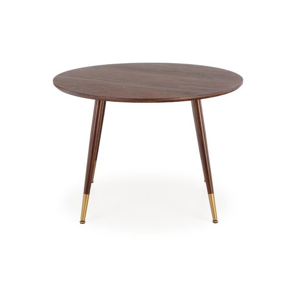 DOMENICO table walnut/gold 13