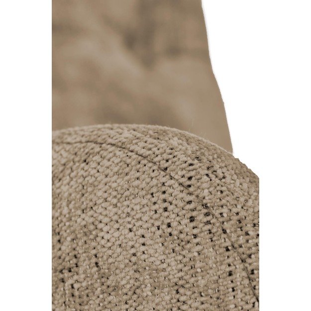 FLORES swivel armchair, light brown 13