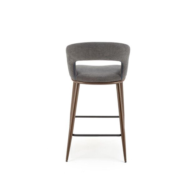 H114 bar stool, grey / walnut 7