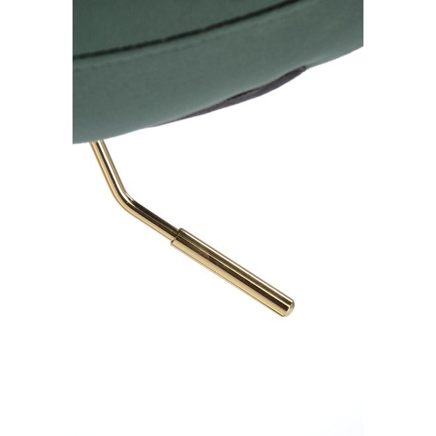H120 bar stool, gold / dark green 15