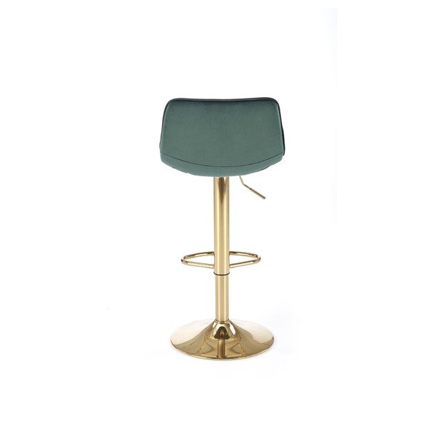 H120 bar stool, gold / dark green 24