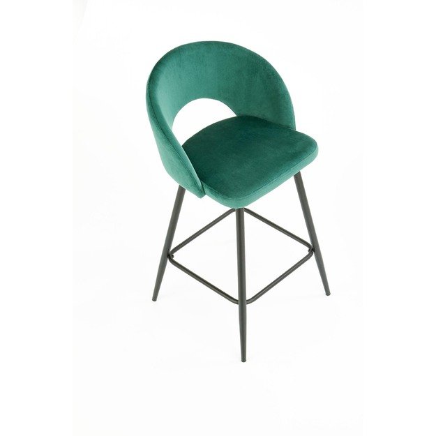 H96 bar stool. color: dark green 7