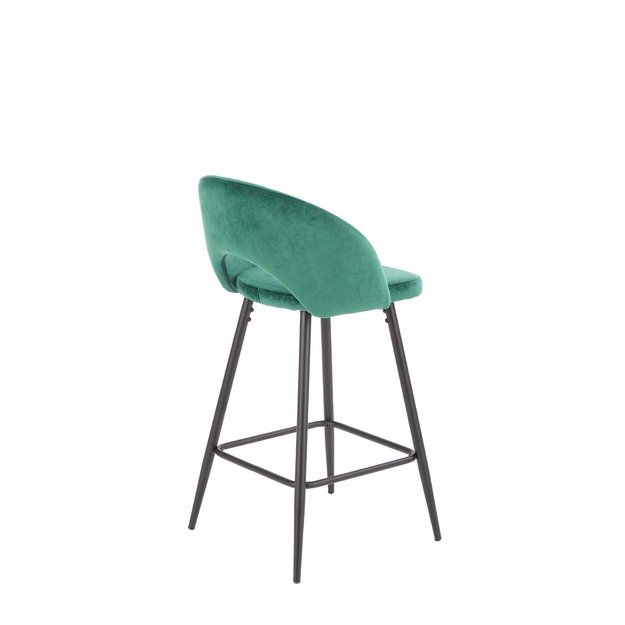 H96 bar stool. color: dark green 2