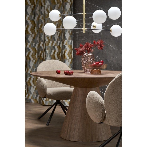 HENDERSON round table, walnut 34