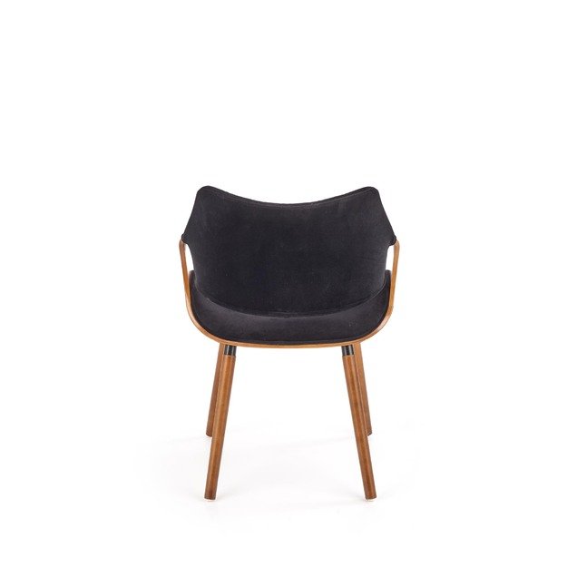 K396 chair, color: walnut / black 2