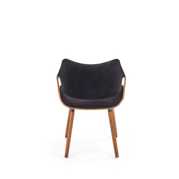 K396 chair, color: walnut / black 4
