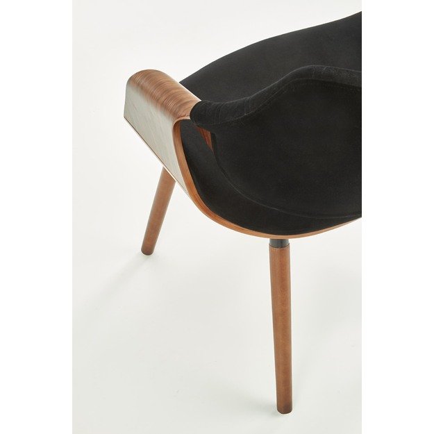 K396 chair, color: walnut / black 21