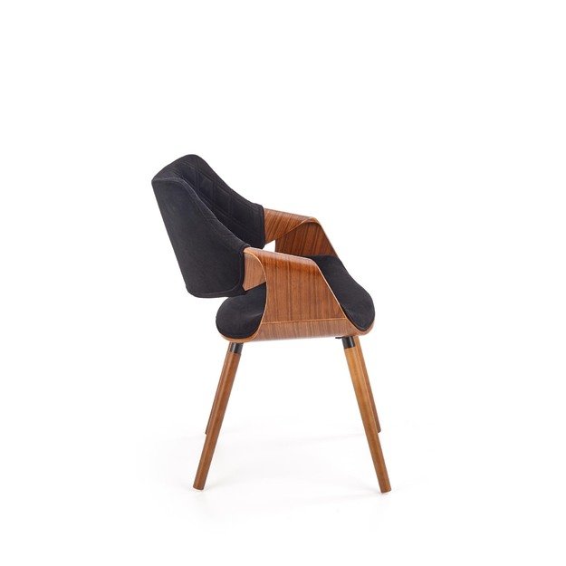 K396 chair, color: walnut / black 6