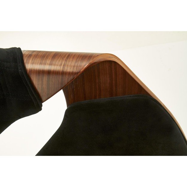 K396 chair, color: walnut / black 24