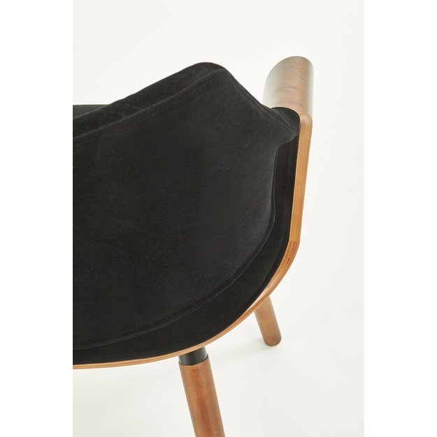 K396 chair, color: walnut / black 9