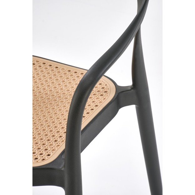 K530 chair black / natural 6