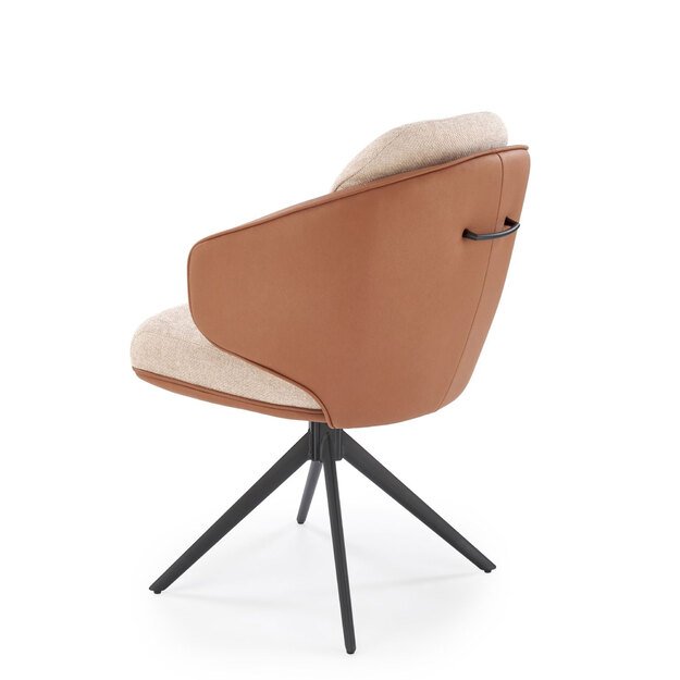 K554 chair, brown / beige 5