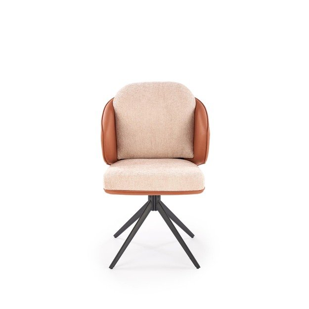 K554 chair, brown / beige 1
