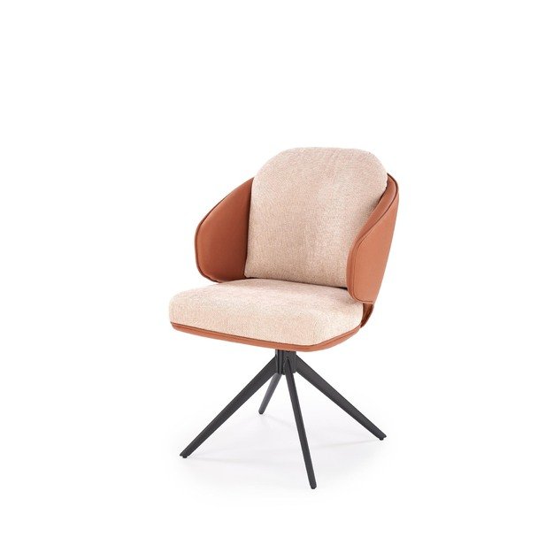 K554 chair, brown / beige 2