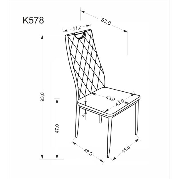 K578 chair black / black 2