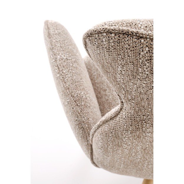 K585 chair, dark beige / natural oak 15