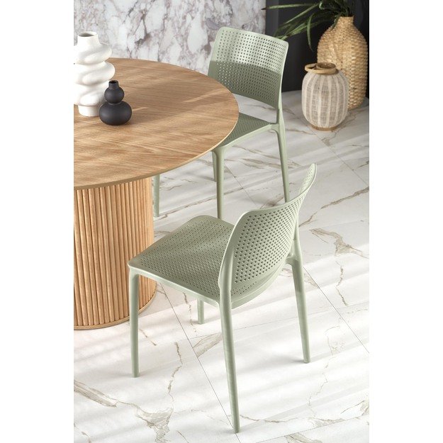 LOPEZ round table, natural oak 1