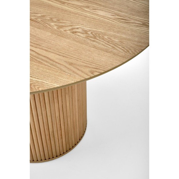 LOPEZ round table, natural oak 4