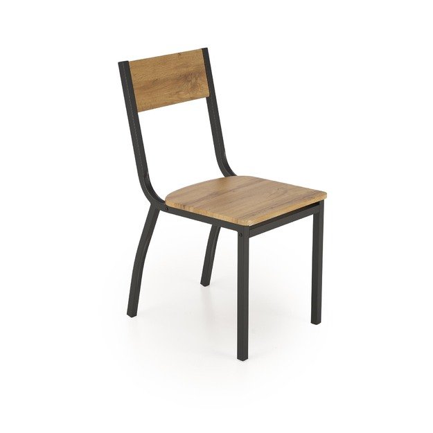 MILTON table + 4 chairs color: natural / black 24