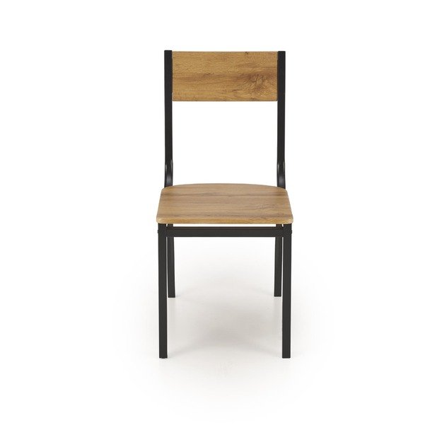 MILTON table + 4 chairs color: natural / black 1