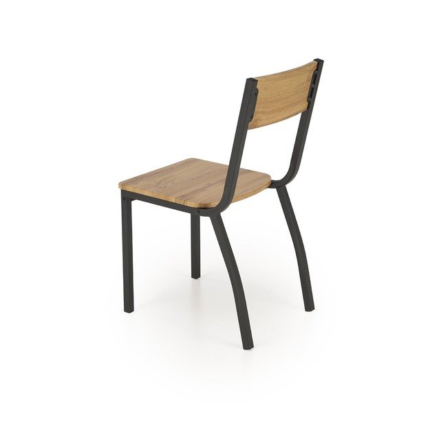 MILTON table + 4 chairs color: natural / black 25