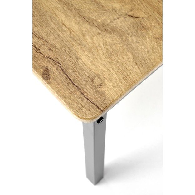MILTON table + 4 chairs color: natural / black 28